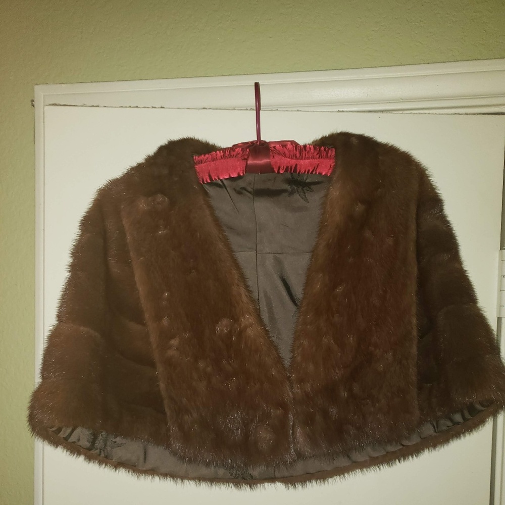 Vintage Mink Capelet